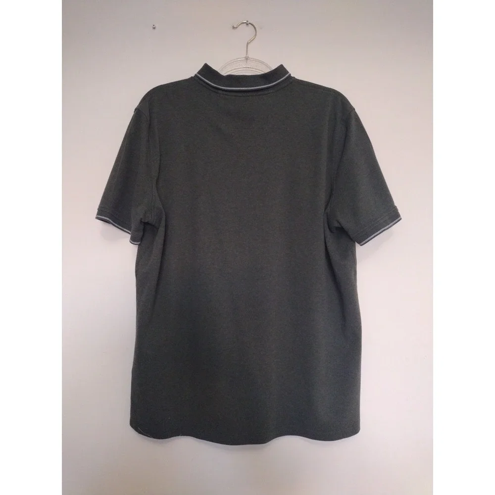 Banana Republic Polo Shirt Men's XL Dark Green Luxury Touch Standard‎ Fit